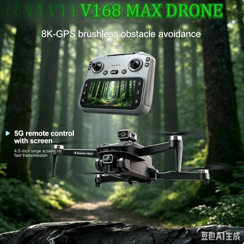 Drone Ls Rc - Original V168 MAX Foldable RC Drone
