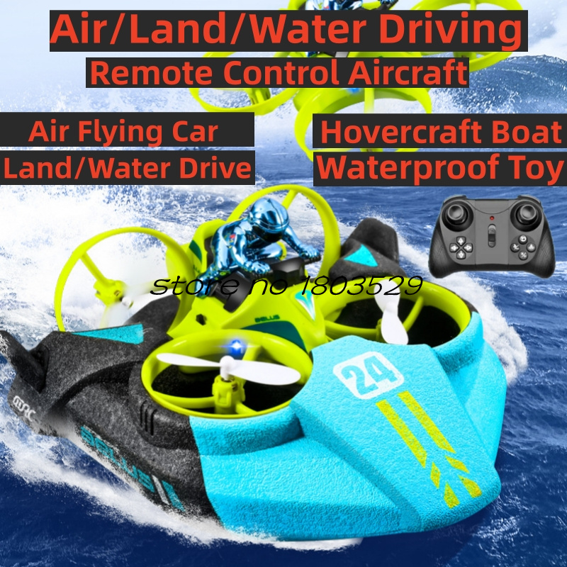 Drone Rc Game - Remote Control Aircraft Air/Land/Water Driving Car