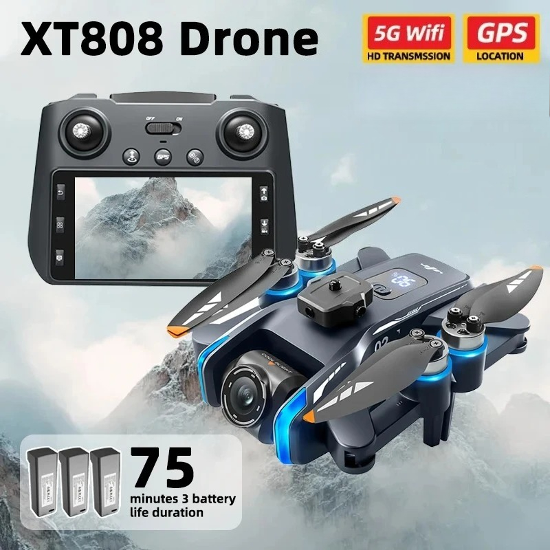 Drone Ls Rc - Original XT808 Pro MAX Drone 4K