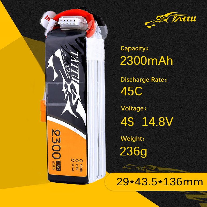 Upgrade TATTU 2300mAh 4S 14.8V - Drone Zll Rc ulasan dan harga