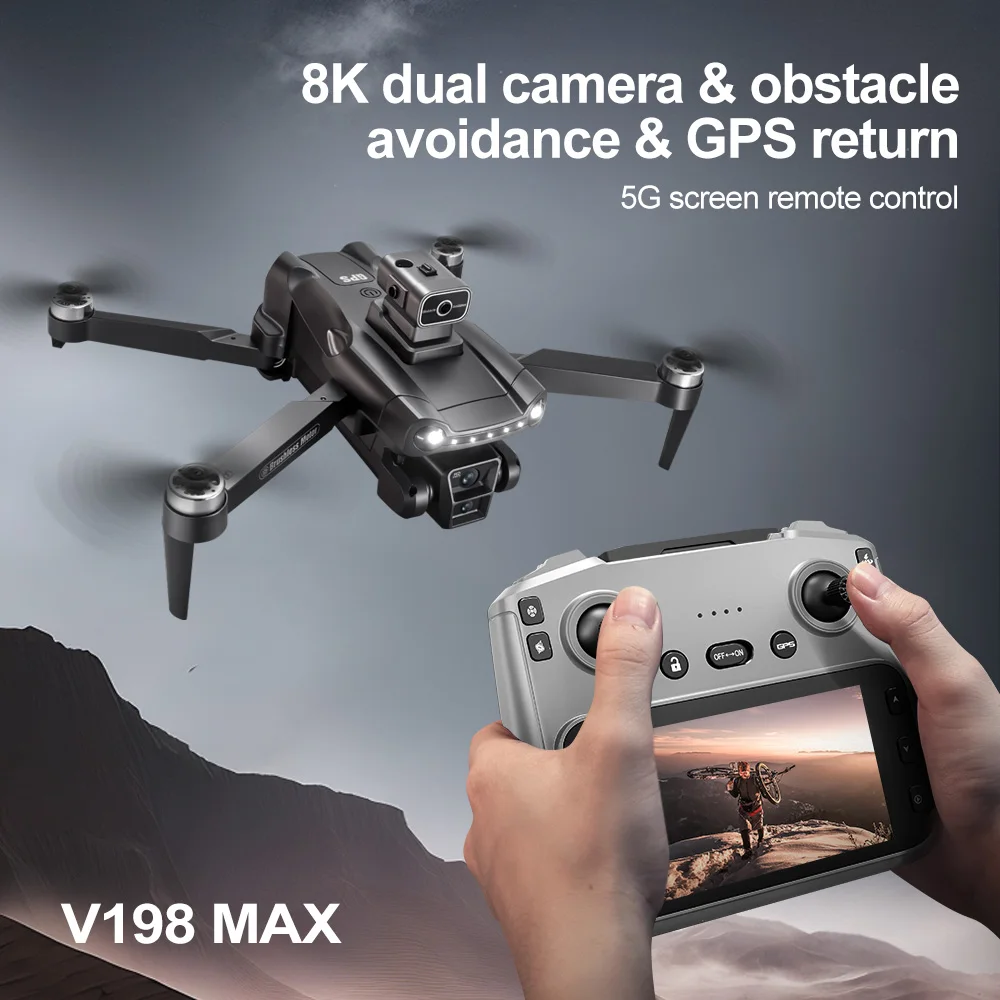Original V198MAX Foldable Quad - Drone Ls Rc ulasan dan harga