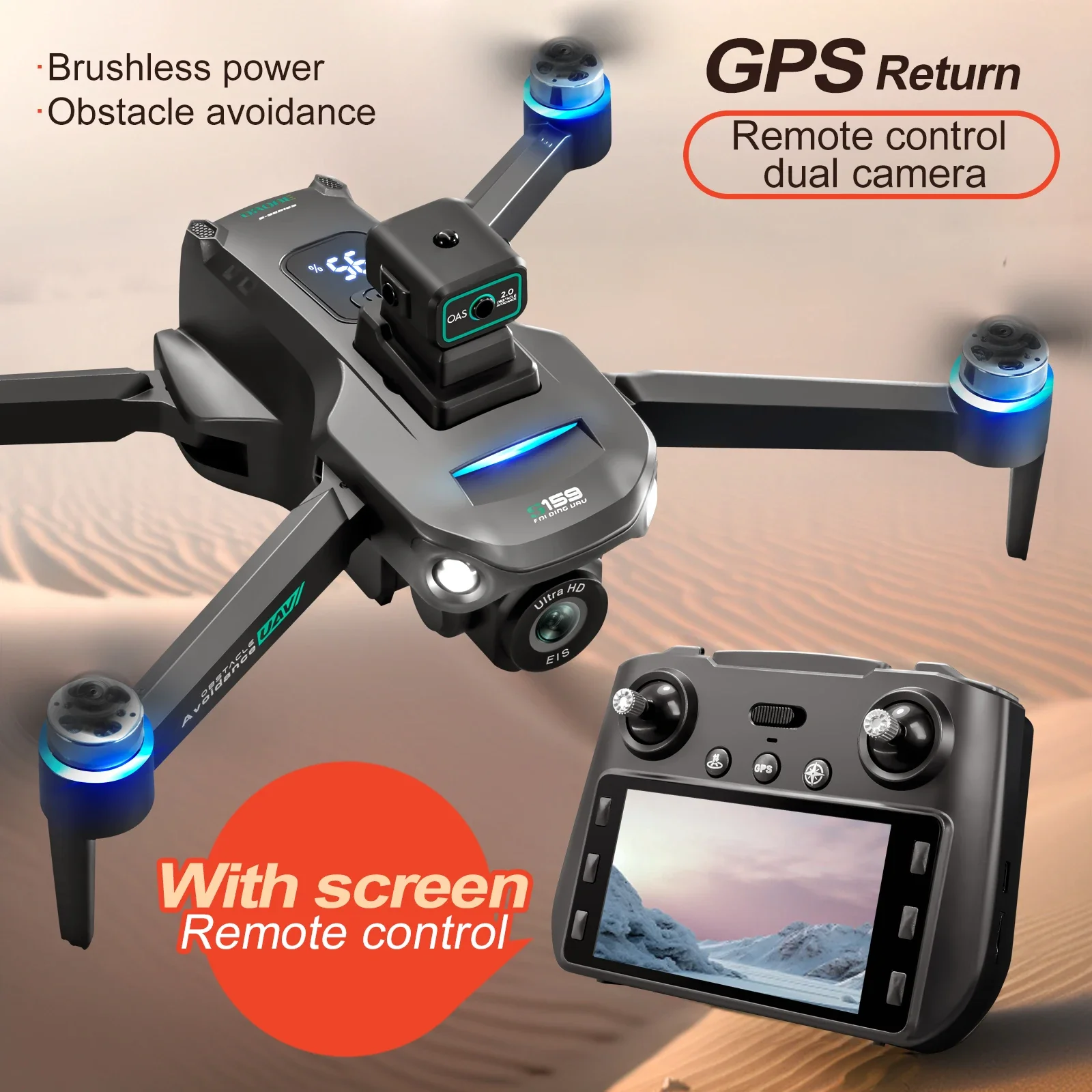 2024 S159 GPS Drone Profession - Drone Rc Gps S159 ulasan dan harga