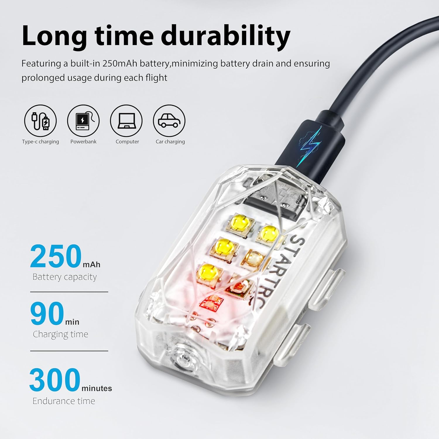 STARTRC Drone Strobe Light Ant - Drone Dji Rc Pro ulasan dan harga
