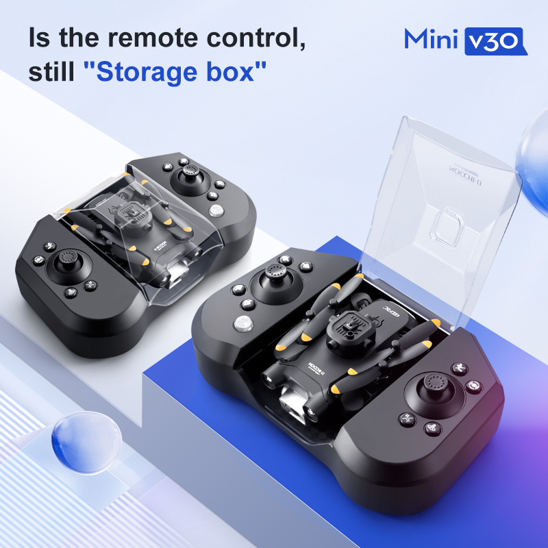 Mini V30 WiFi FPV Drone With 4 - Drone Rc Ufo ulasan dan harga