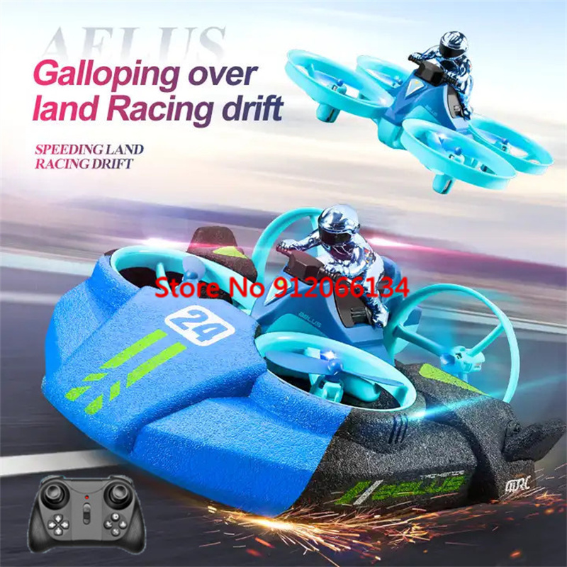 2.4G RC Plane Car Boat 3 In 1  - Drone Rc Game ulasan dan harga
