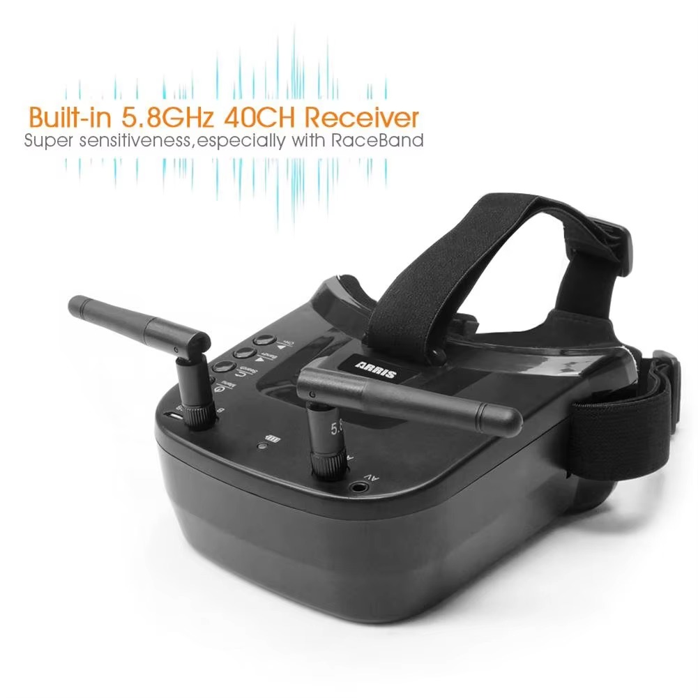 DroMa5.8G FPV Goggles 40CH 3 I - Fpv Goggles Headset ulasan dan harga