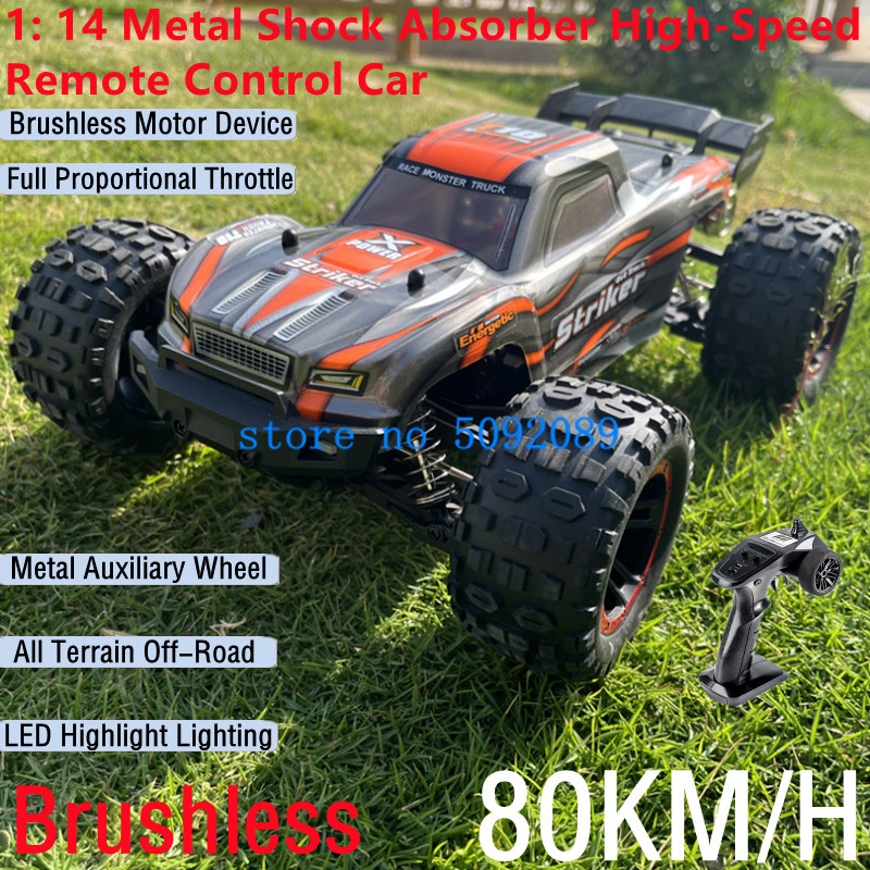 Professional 1:14 Metal Shock  - Esc 4In1 Brushless ulasan dan harga