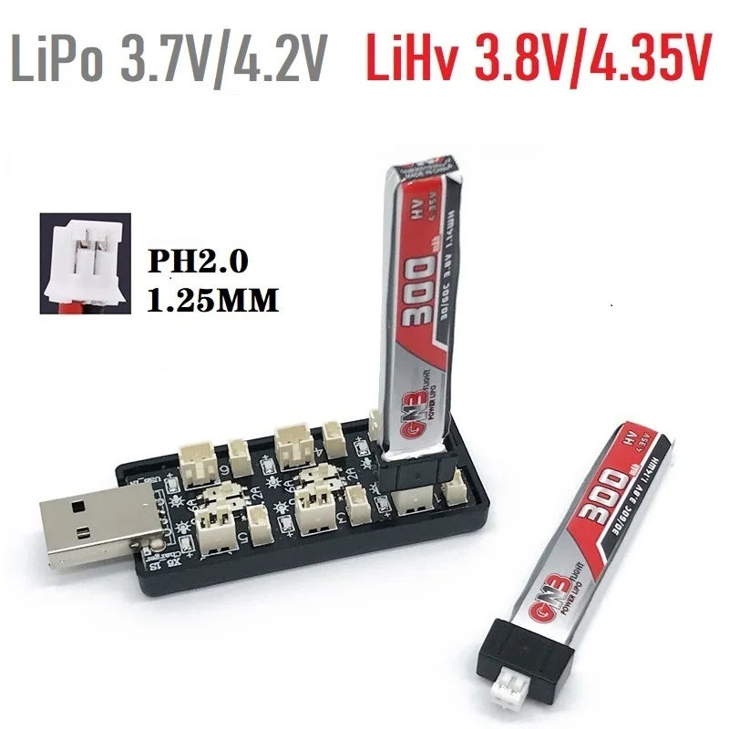 6CH USB 1S LiPo/LiHv 3.7V/4.2V - Drone Rc Ufo ulasan dan harga