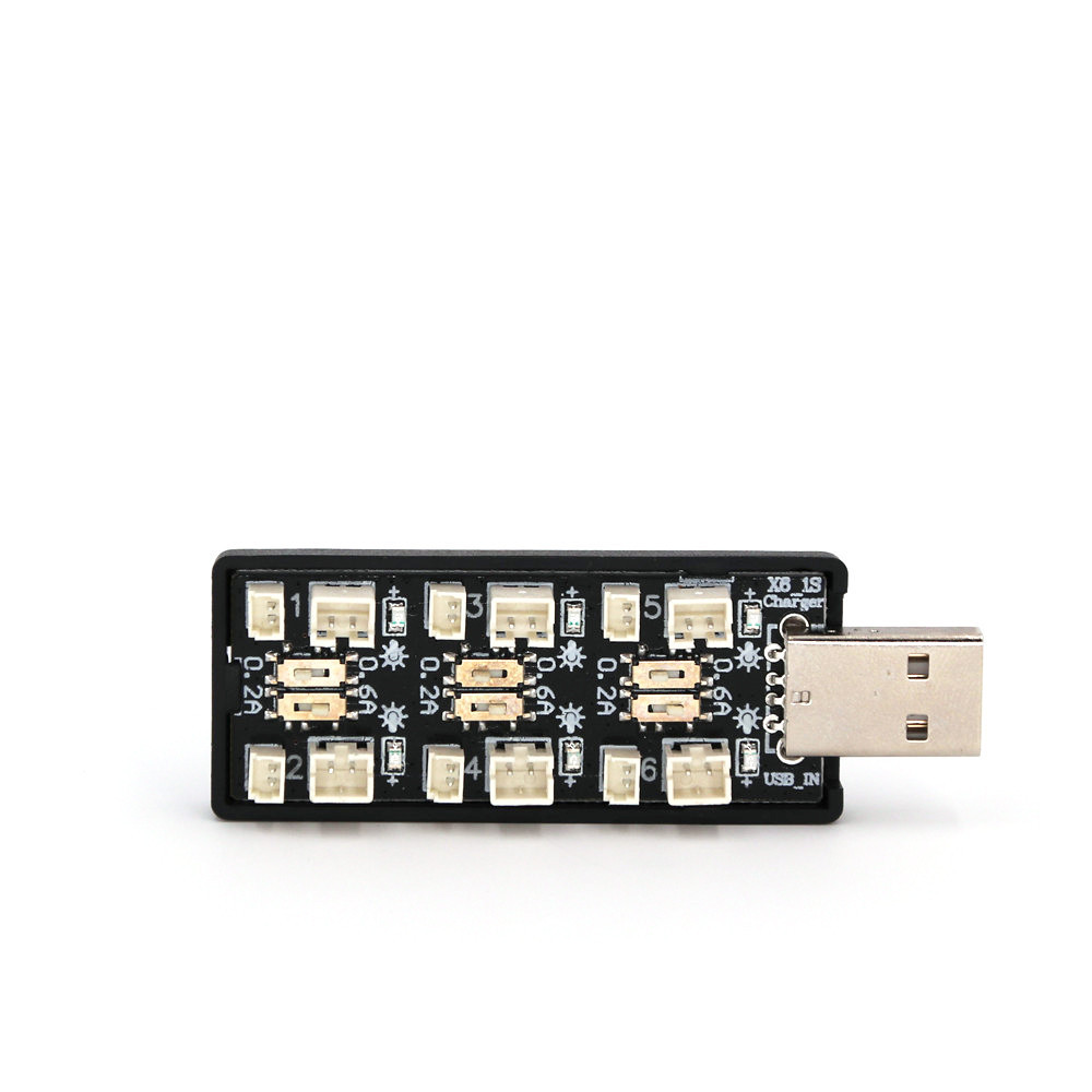 6CH USB 1S LiPo/LiHv 3.7V/4.2V - Drone Rc Ufo ulasan dan harga