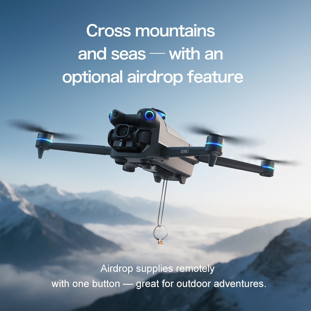 Original GT60 GPS Foldable RC  - Drone Ls Rc ulasan dan harga