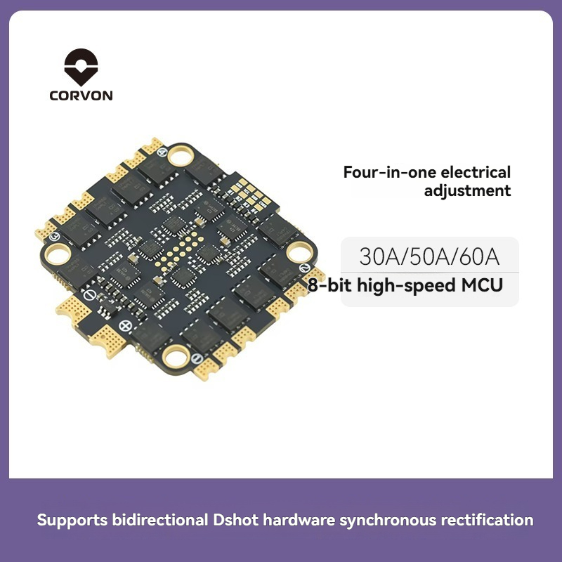 CORVON 8bit 30A 50A6 0A 4in1   - Esc 4In1 Brushless ulasan dan harga