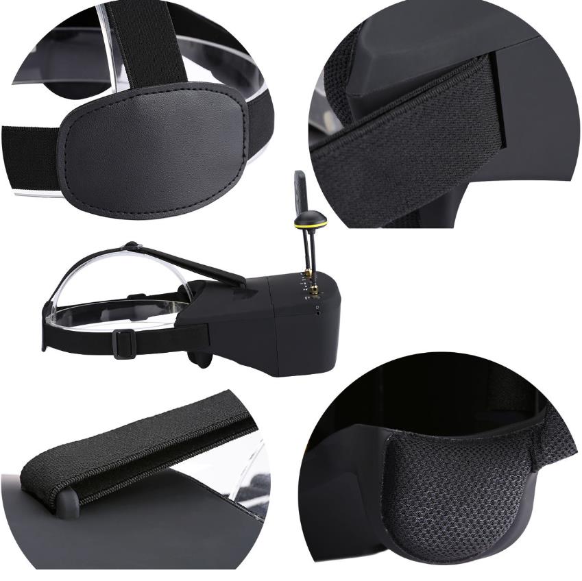 EV800D 5.8G 40CH 5 Inch 800*48 - Fpv Goggles Headset ulasan dan harga