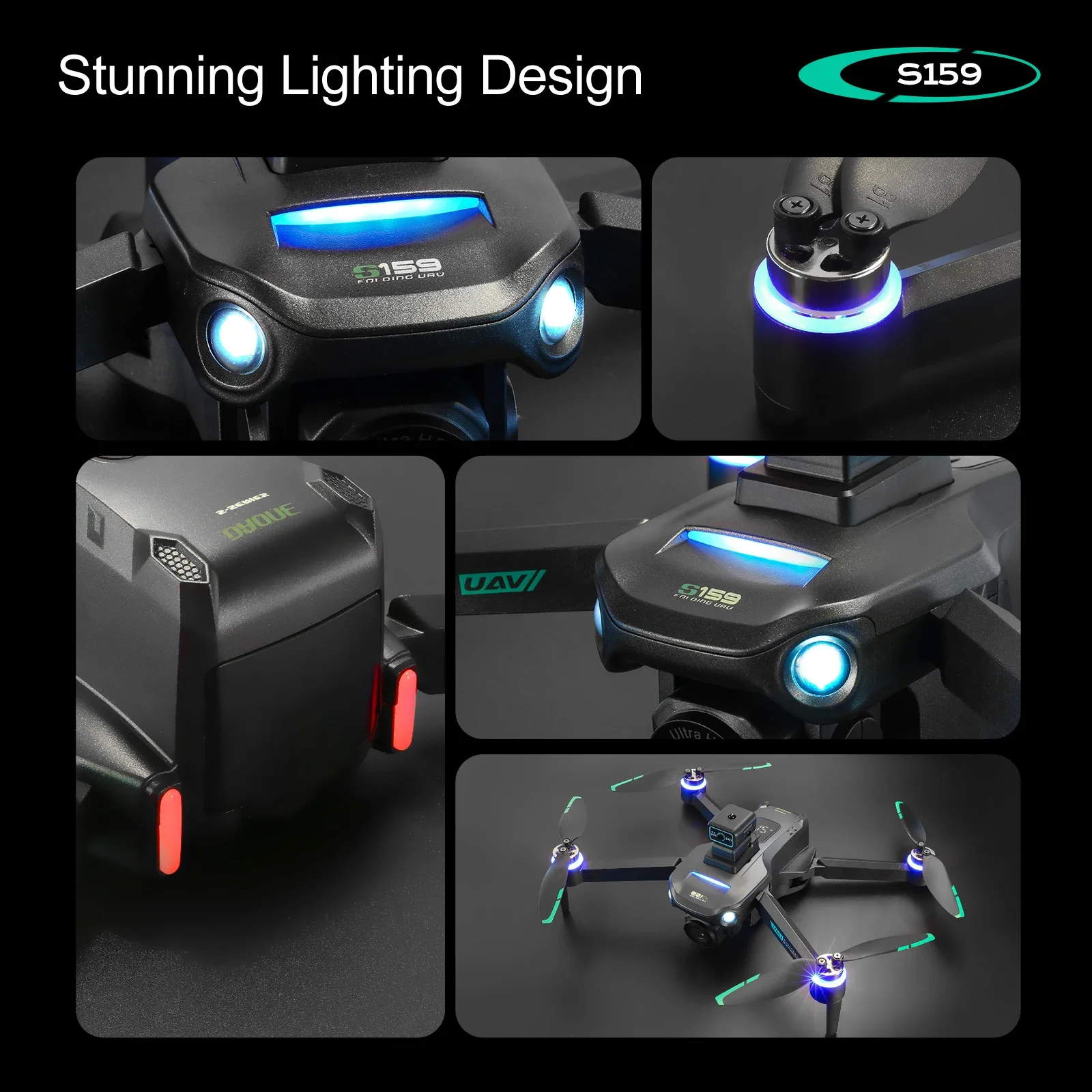 S159 GPS Drone Professional 8K - Drone Rc Gps S159 ulasan dan harga
