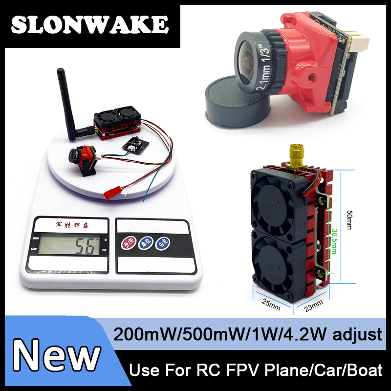 SLONWAKE 5.8G 48CH 4.2W VTX Tr - Fpv Goggles Headset ulasan dan harga