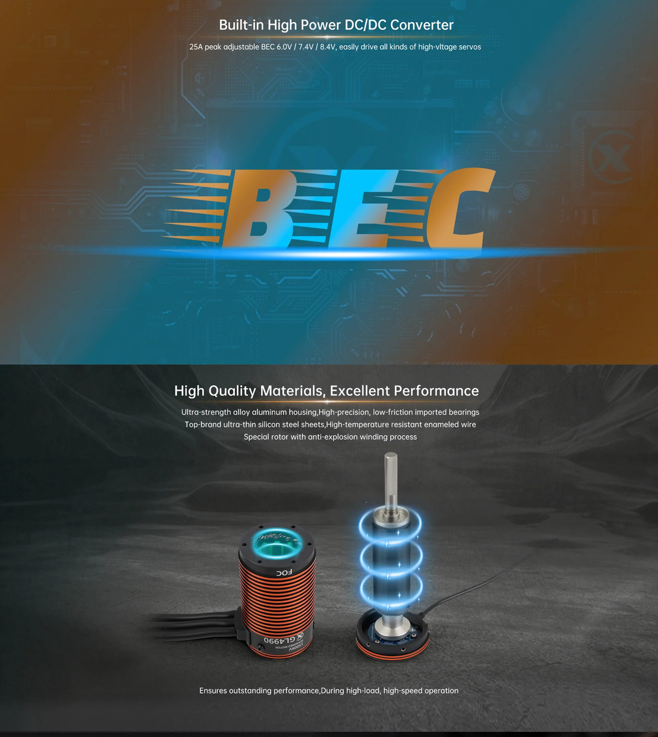 XC COMBO FOC CRAWLER BRUSHLESS - Esc 4In1 Brushless ulasan dan harga