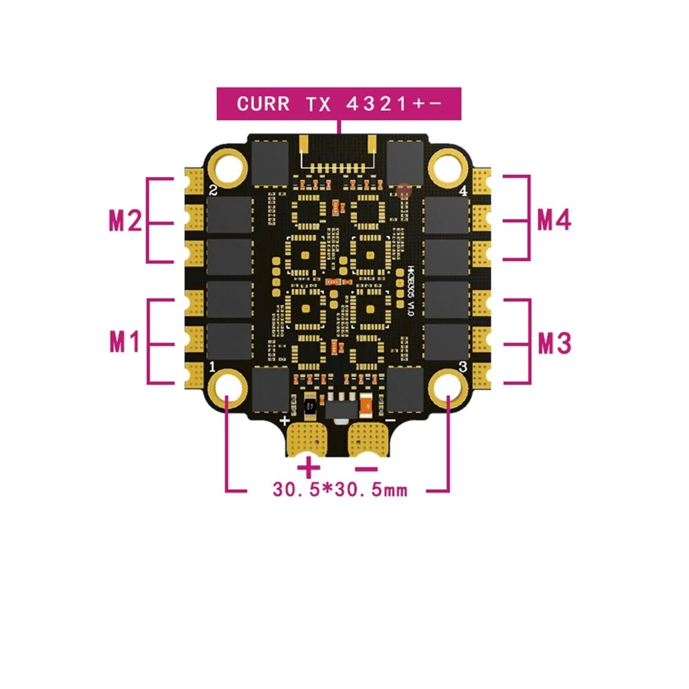 HAKRC 60A Blheli_32 2-6S 4 In  - Esc 4In1 Brushless ulasan dan harga