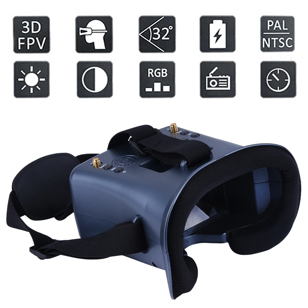 5.8G 40CH 4.3 Inch 800*480 Vid - Fpv Goggles Headset ulasan dan harga
