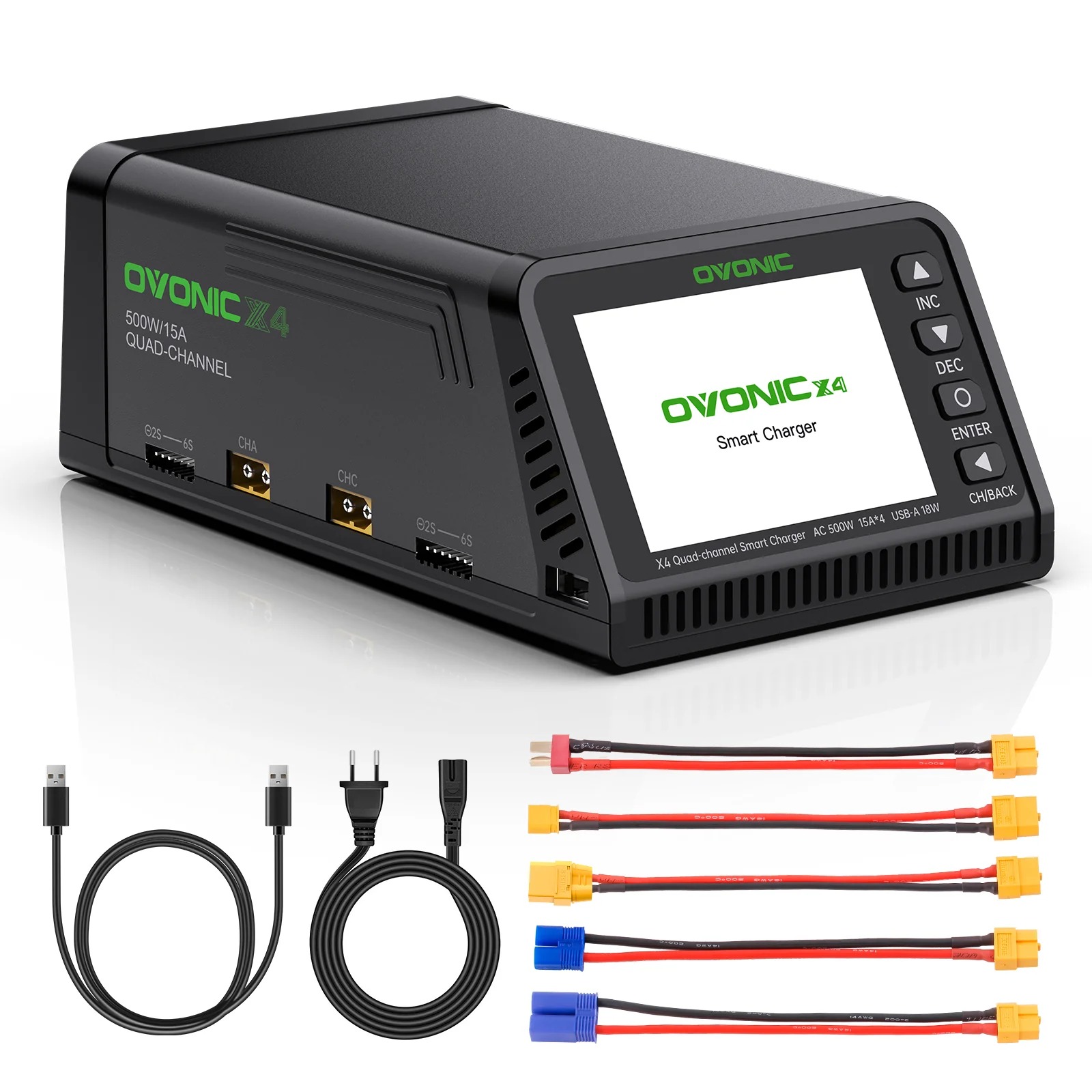 Ovonic X4 AC500W 4 Channel Sma - Drone Smart Rc ulasan dan harga