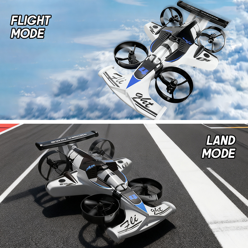 2in1 Mini Drone Air-Ground Fly - Drone Rc Ufo ulasan dan harga