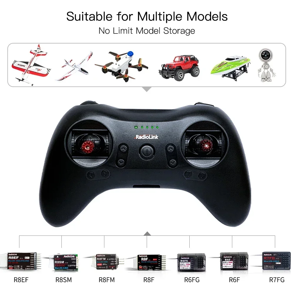 Radiolink New T8S 2.4G 8 Chann - Drone Rc Game ulasan dan harga