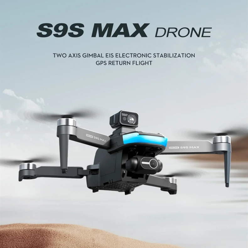 S9S MAX Brushless RC Drone Qua - Drone Ls Rc ulasan dan harga
