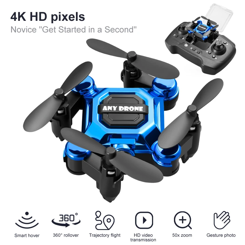 4K Camera HD RC Drone Fold Rem - Drone Smart Rc ulasan dan harga